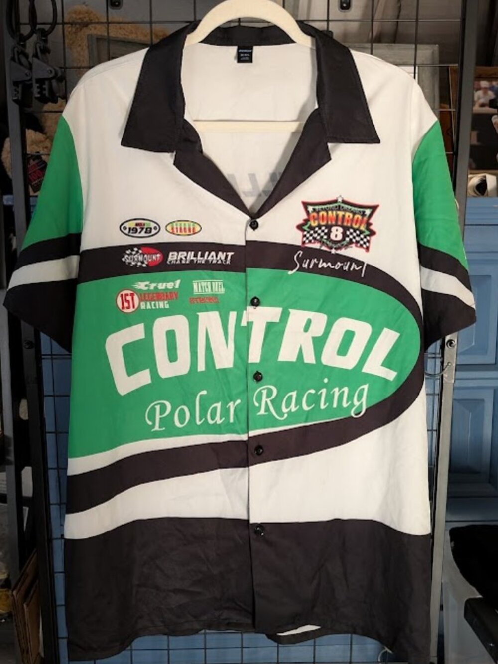 VNTG SURMOUNT Polar Racing Button-Up Shirt